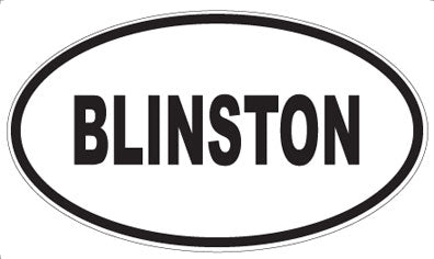 BLINSTON - Oval Magnet