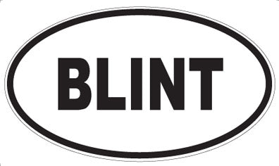 BLINT - Oval Magnet