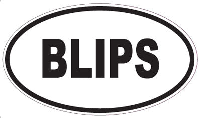 BLIPS - Oval Magnet