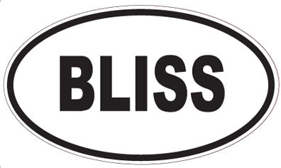 BLISS - Oval Magnet