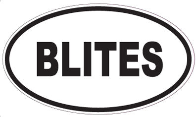 BLITES - Oval Sticker