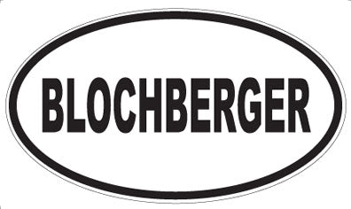 BLOCHBERGER - Oval Magnet