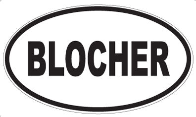 BLOCHER - Oval Magnet