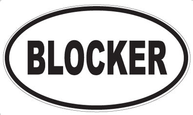 BLOCKER - Oval Magnet