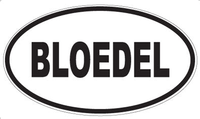 BLOEDEL - Oval Magnet