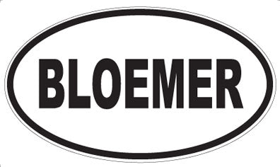 BLOEMER - Oval Magnet