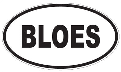 BLOES - Oval Magnet