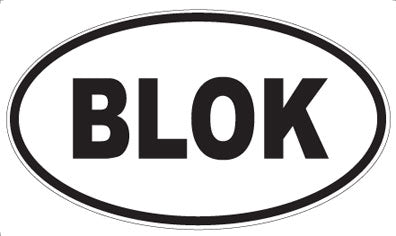 BLOK - Oval Magnet