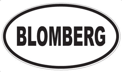 BLOMBERG - Oval Magnet