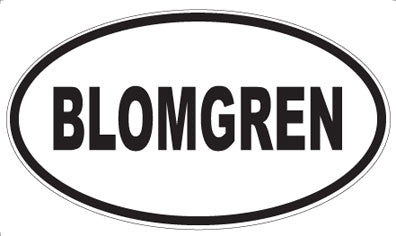 BLOMGREN - Oval Magnet