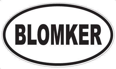 BLOMKER - Oval Magnet