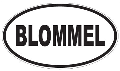 BLOMMEL - Oval Magnet