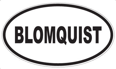 BLOMQUIST - Oval Magnet