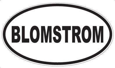 BLOMSTROM - Oval Magnet