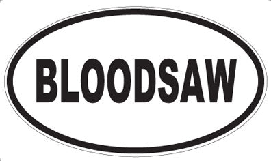 BLOODSAW - Oval Magnet