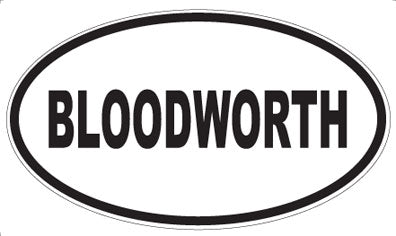 BLOODWORTH - Oval Magnet