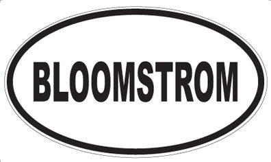 BLOOMSTROM - Oval Magnet