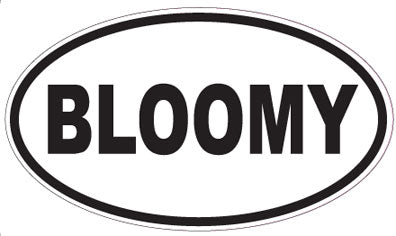 BLOOMY - Oval Sticker