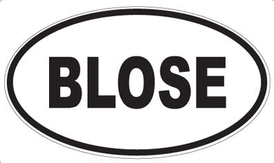 BLOSE - Oval Magnet