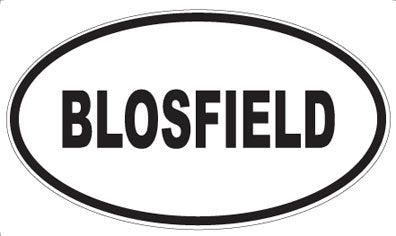 BLOSFIELD - Oval Magnet