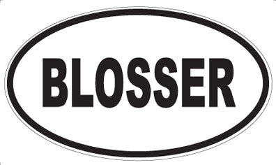 BLOSSER - Oval Magnet