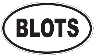 BLOTS - Oval Sticker