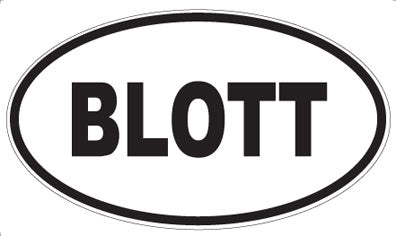 BLOTT - Oval Magnet