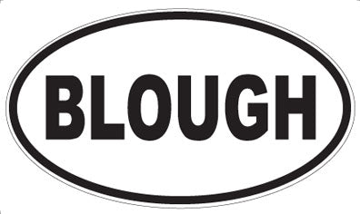 BLOUGH - Oval Magnet