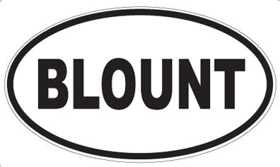 BLOUNT - Oval Magnet