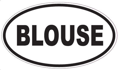 BLOUSE - Oval Sticker