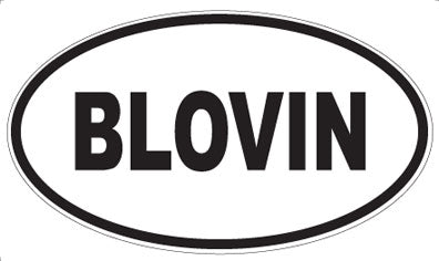 BLOVIN - Oval Magnet