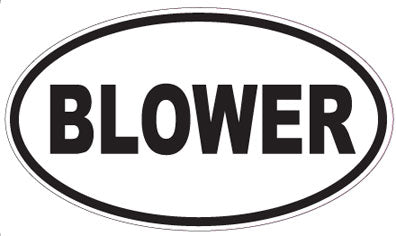 BLOWER - Oval Sticker