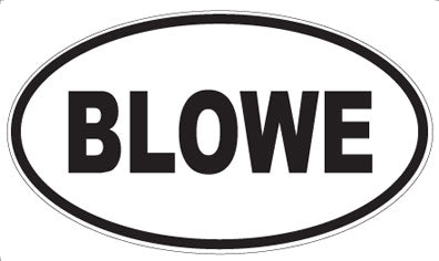 BLOWE - Oval Magnet