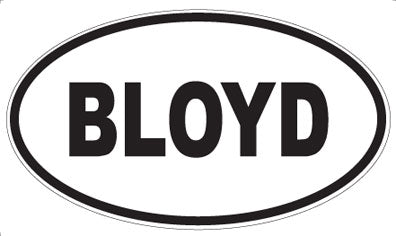 BLOYD - Oval Magnet