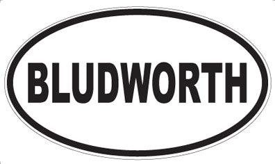 BLUDWORTH - Oval Magnet