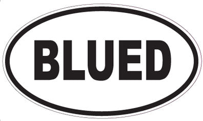 BLUED - Oval Sticker