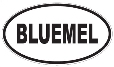 BLUEMEL - Oval Magnet