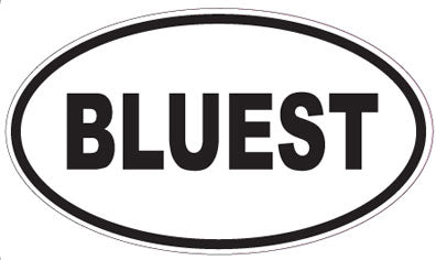 BLUEST - Oval Sticker