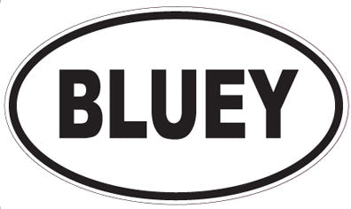BLUEY - Oval Magnet
