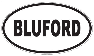 BLUFORD - Oval Magnet