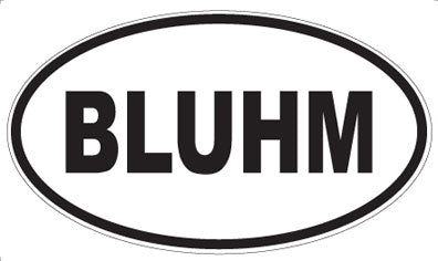 BLUHM - Oval Magnet
