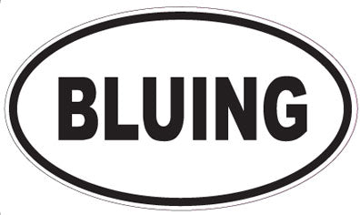 BLUING - Oval Sticker