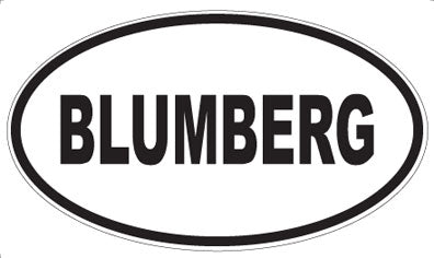 BLUMBERG - Oval Magnet
