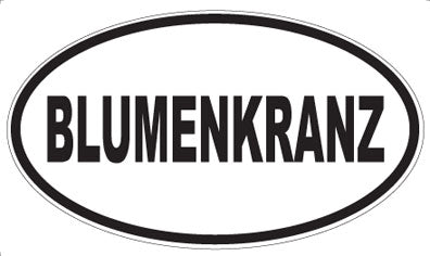 BLUMENKRANZ - Oval Magnet