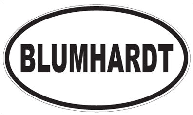 BLUMHARDT - Oval Magnet