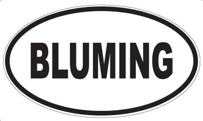 BLUMING - Oval Magnet