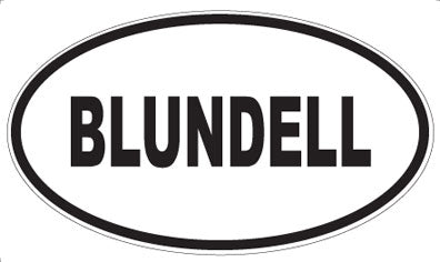 BLUNDELL - Oval Magnet