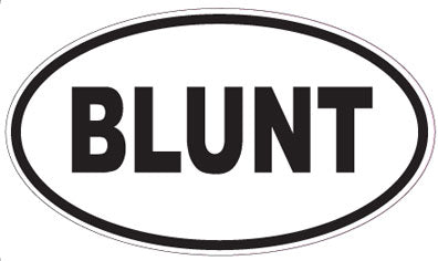 BLUNT - Oval Magnet