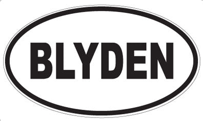 BLYDEN - Oval Magnet