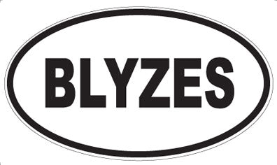 BLYZES - Oval Magnet